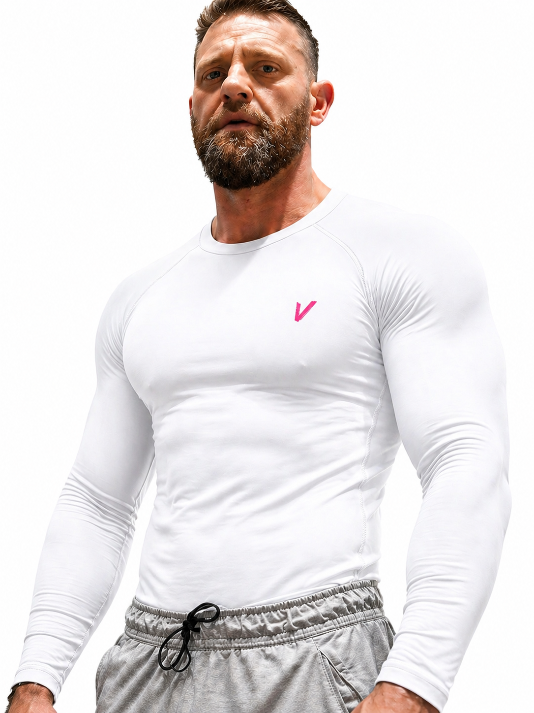 VARDI Men's Muscle Fit Baselayer "Premium UK Fitness Wear”