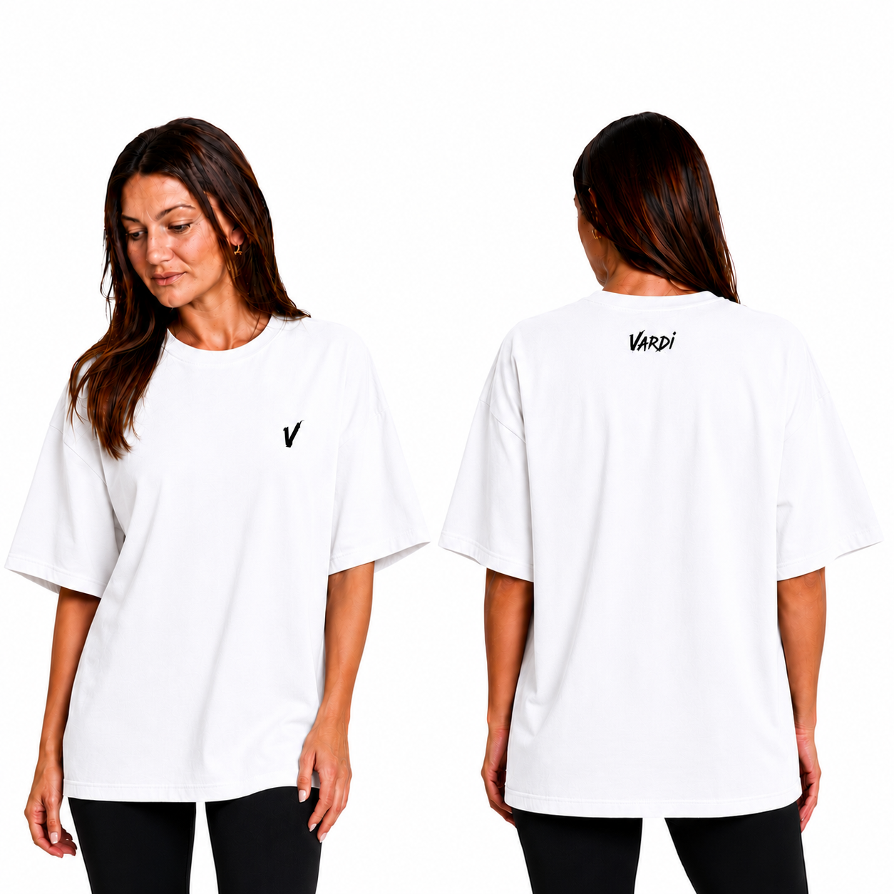 VARDI CORE Women’s Oversized Gym T-Shirt "Premium UK Fitness Wear”