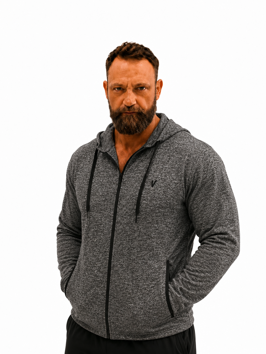 VARDI STATEMENT Hooded Tee Jacket