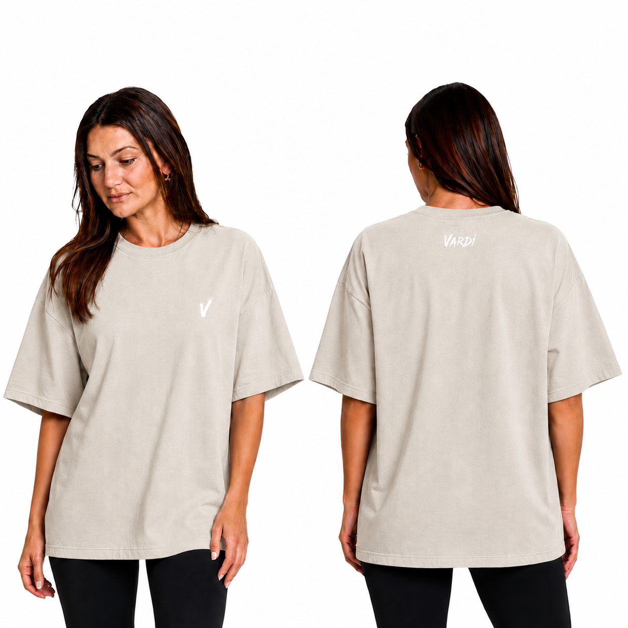VARDI CORE Women’s Oversized Gym T-Shirt "Premium UK Fitness Wear”
