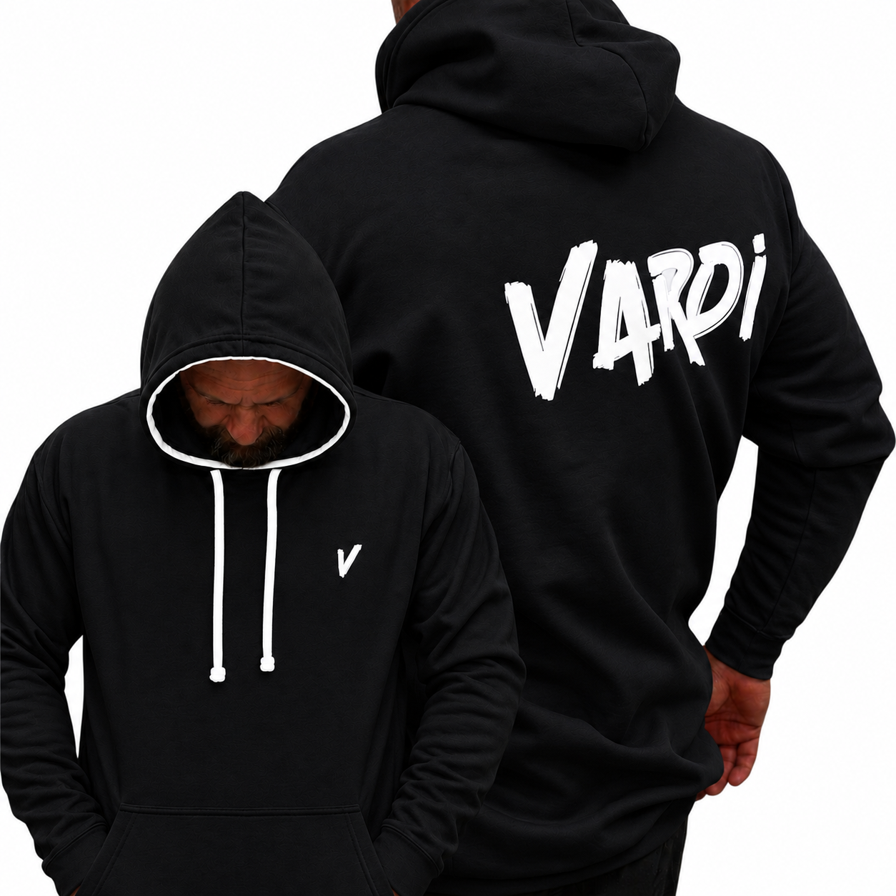 VARDI STATEMENT Men's Gym Hoodie "Premium UK Fitness Wear”