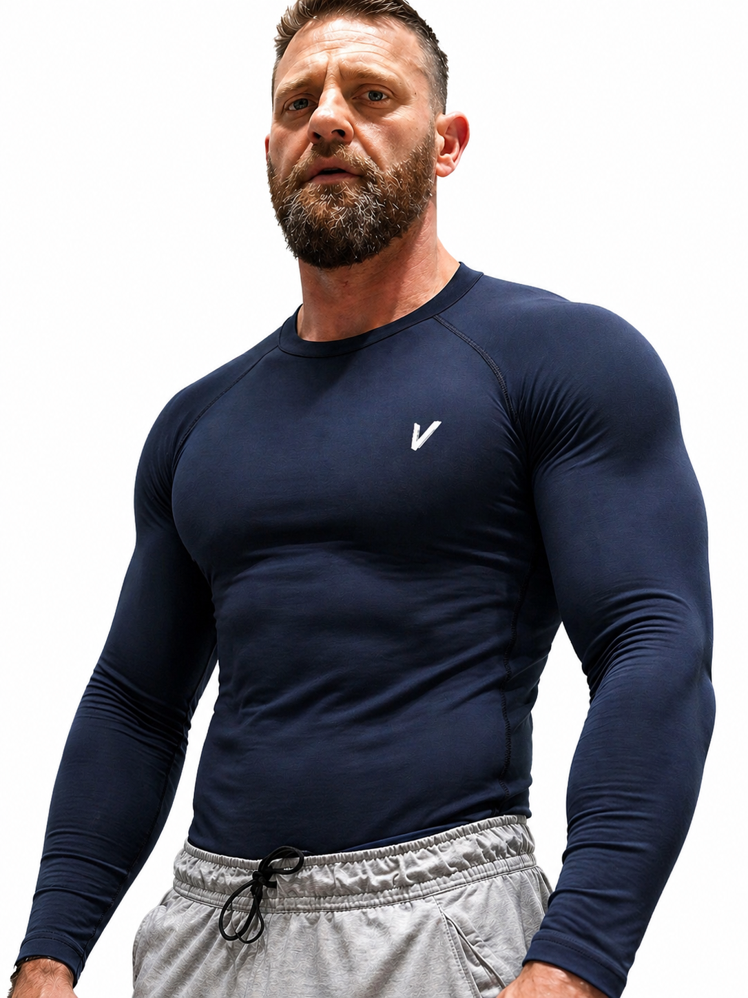 VARDI Men's Muscle Fit Baselayer "Premium UK Fitness Wear”