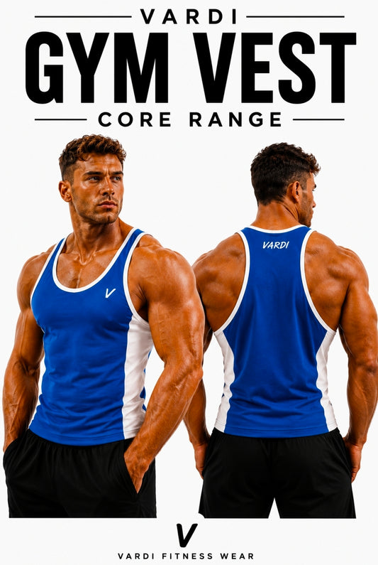 VARDI CORE Men’s Muscle Fit Training Vest "Premium UK Fitness Wear”