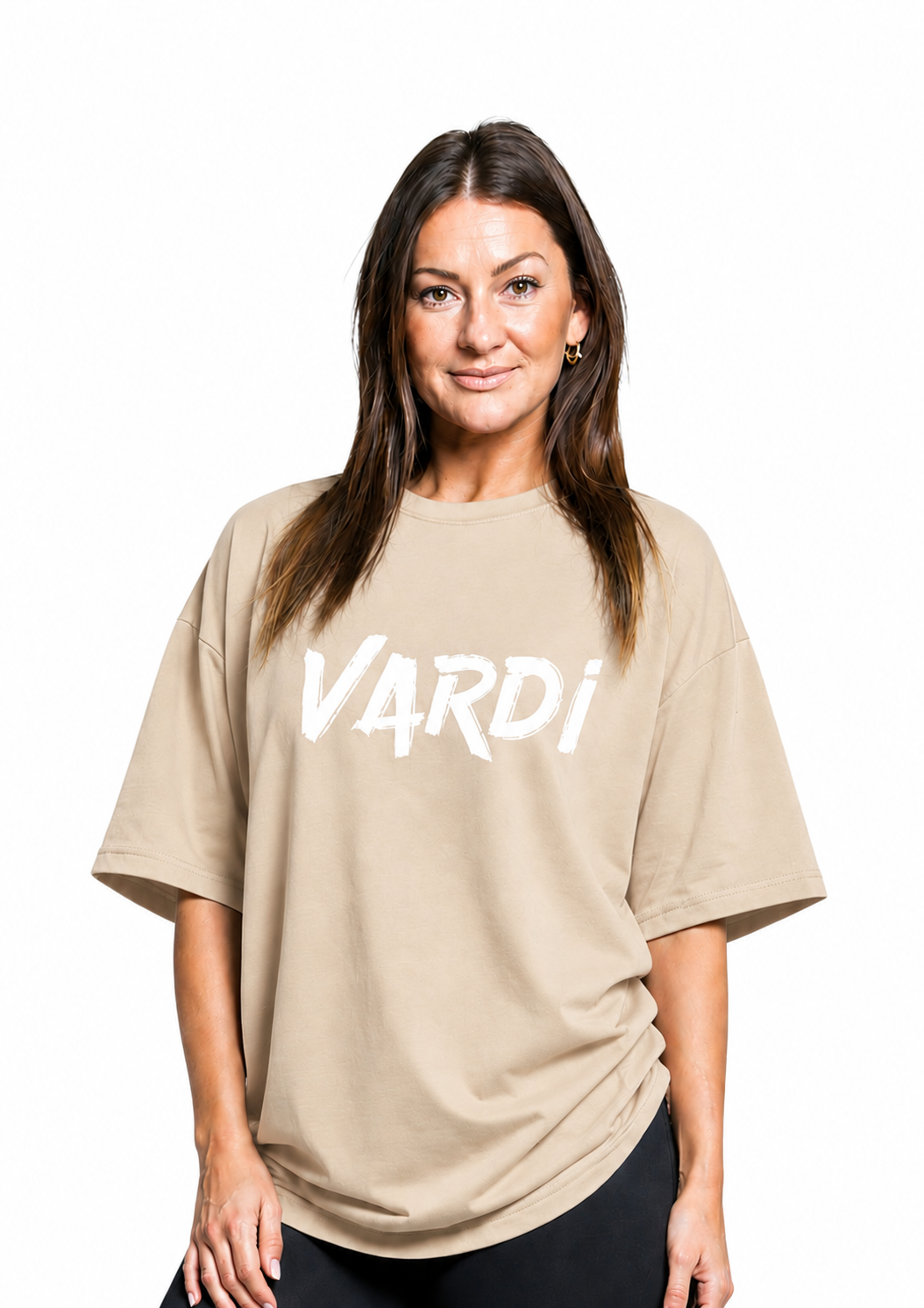 VARDI DOMINATE Women’s Oversized Gym T-Shirt "Premium UK Fitness Wear”