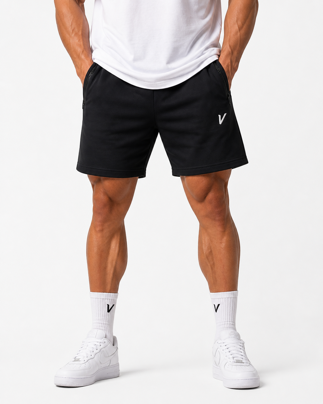 Men’s Knitted Gym Shorts – VARDI CORE