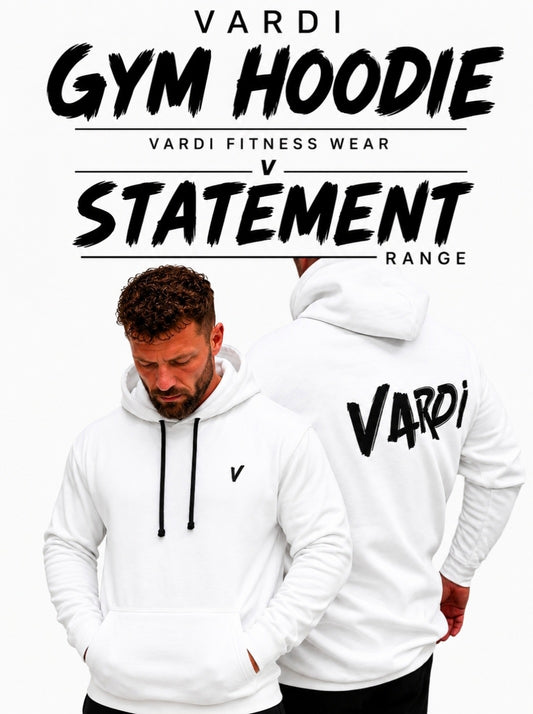 VARDI STATEMENT Men's Gym Hoodie "Premium UK Fitness Wear”