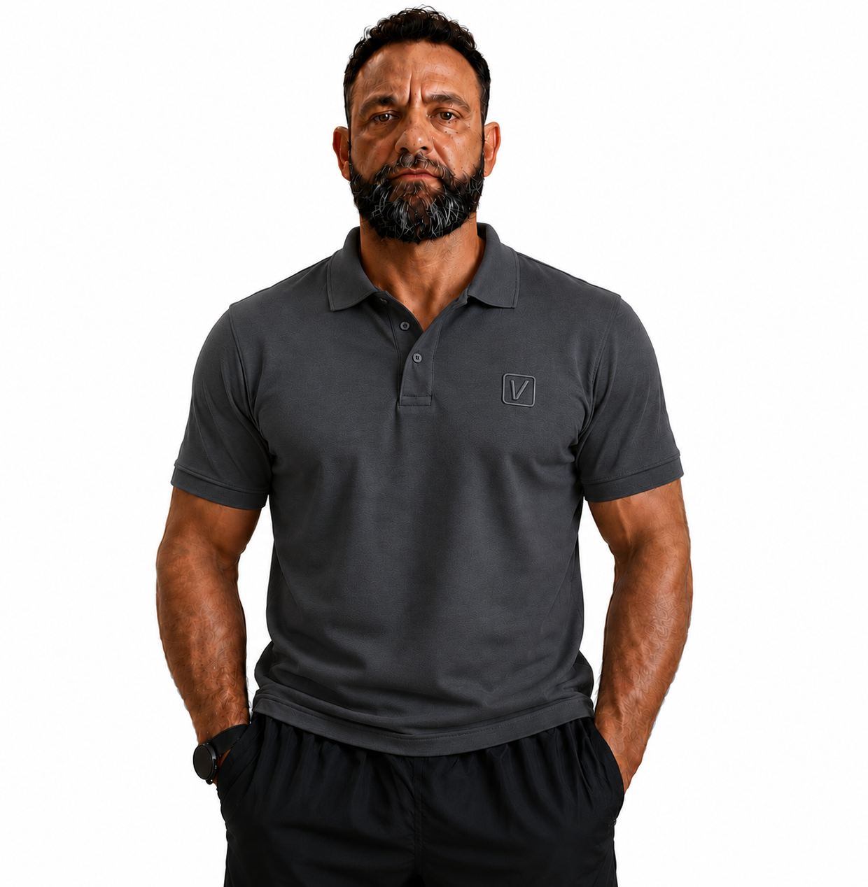 VARDI LUXE Men’s Performance Polo Shirt "Premium UK Fitness Wear”
