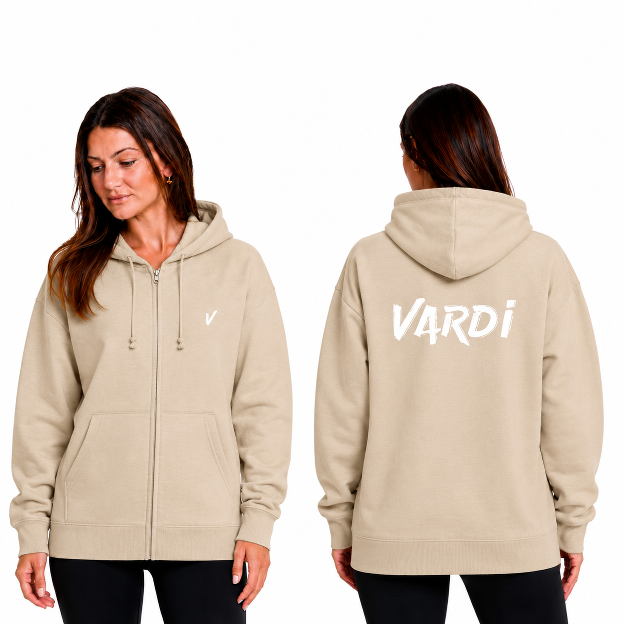 VARDI STATEMENT ZIP GYM HOODIE