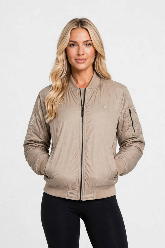 VW35 - VARDI STATEMENT Bomber Jacket "Premium UK Fitness Wear”