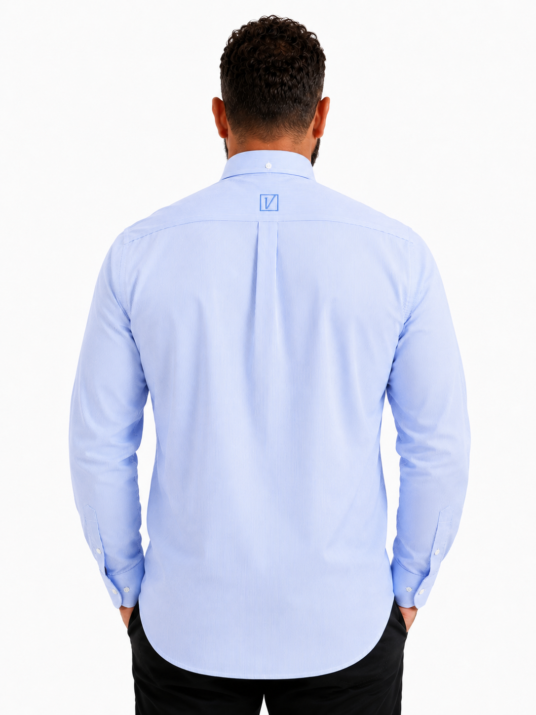VARDI LUXE Men’s Striped Oxford Dress Shirt
Smart.