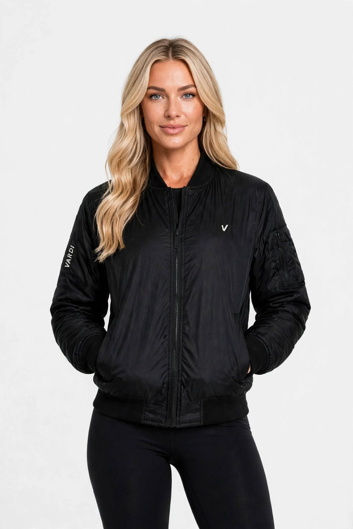 VW35 - VARDI STATEMENT Bomber Jacket "Premium UK Fitness Wear”