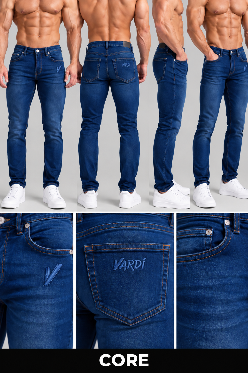 VM36 – VARDI MEN’S SLIM STRETCH JEANS