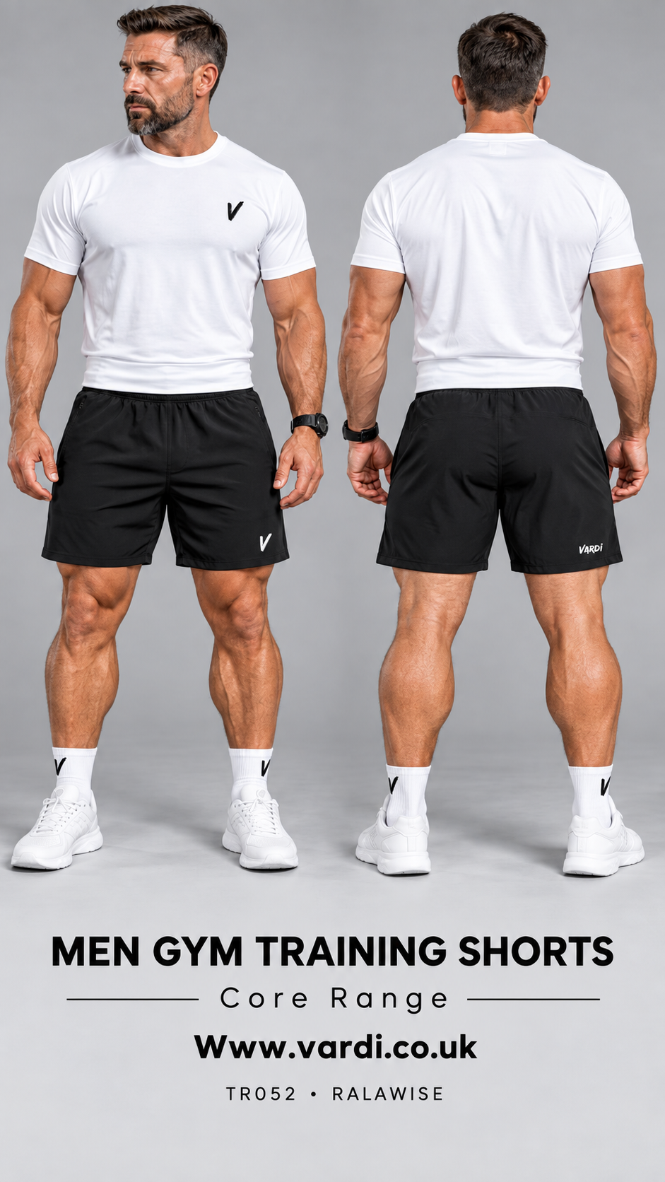 VM35 - VARDI Men’s Training Shorts – Core & Luxe