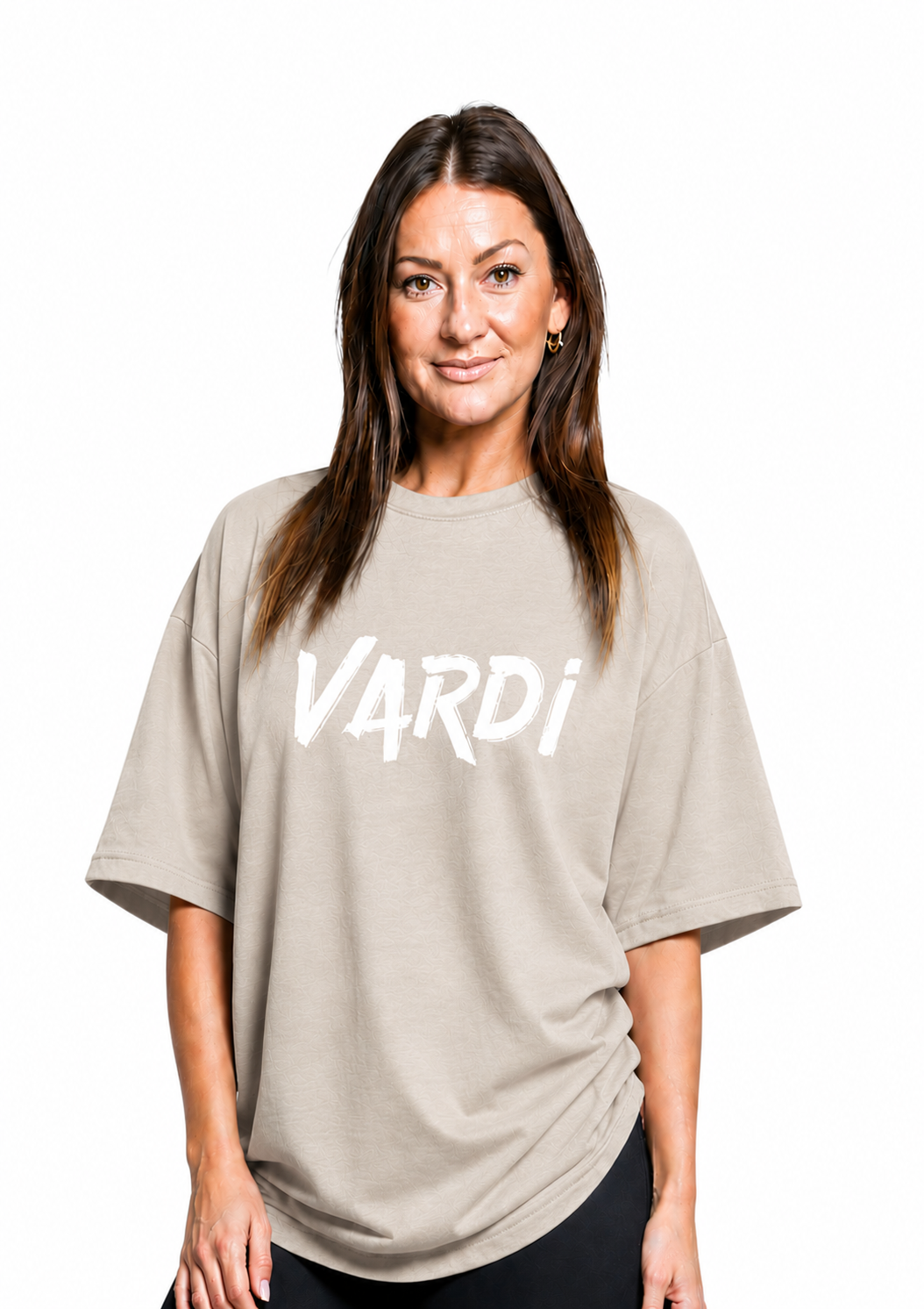 VARDI DOMINATE Women’s Oversized Gym T-Shirt "Premium UK Fitness Wear”