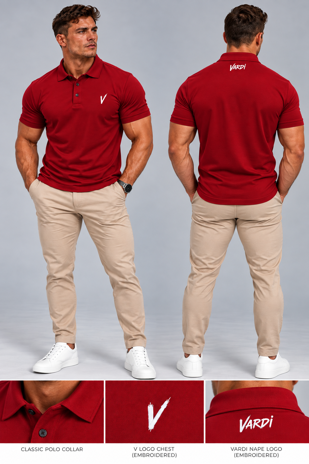 VM28 - VARDI LUXURY STRETCH POLO