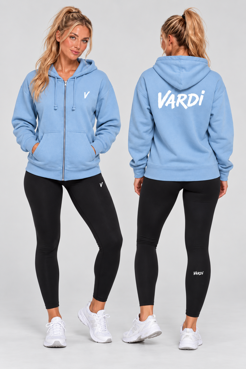VW30 - Women's VARDI Zip Gym Hoodie "Premium UK Fitness Wear"