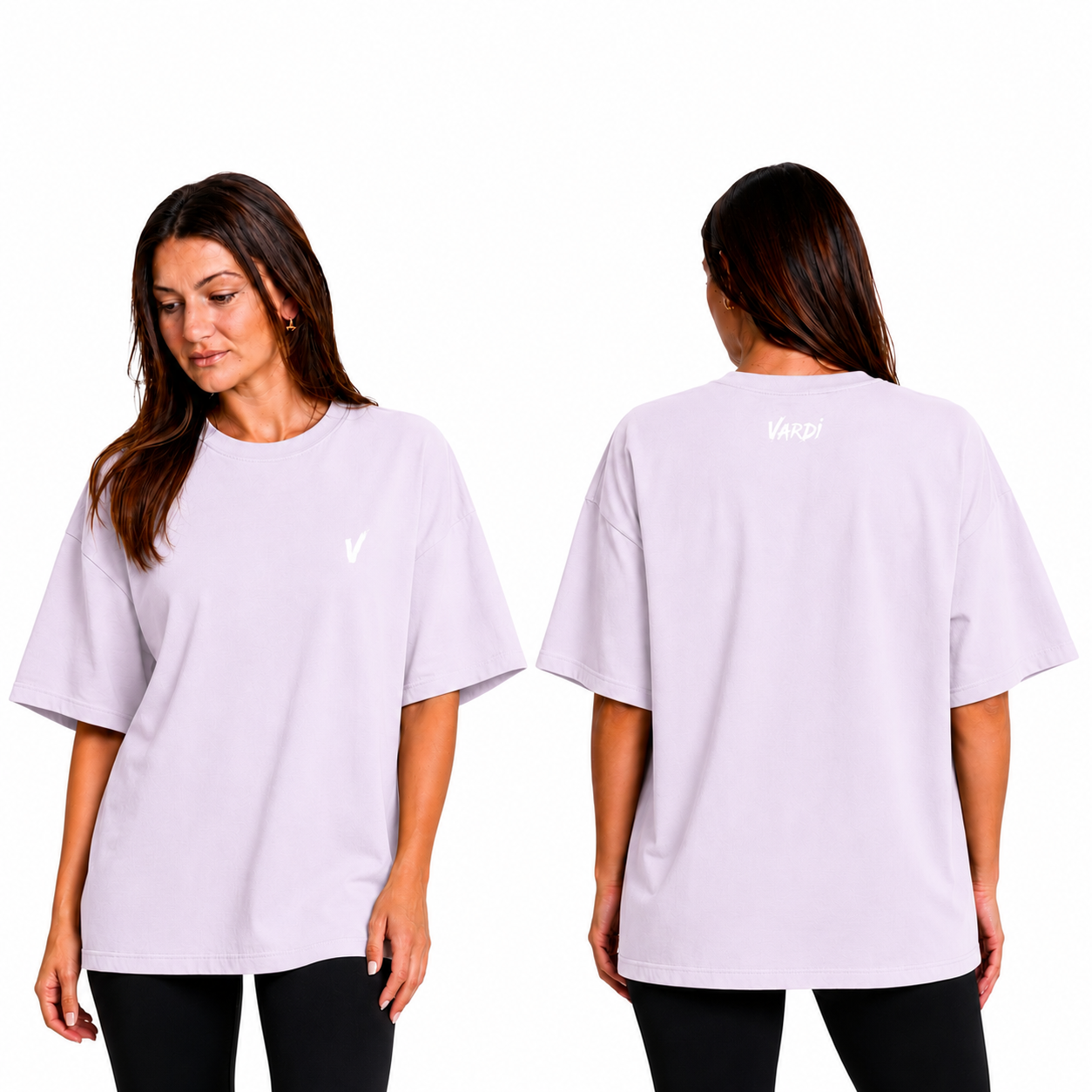 VARDI CORE Women’s Oversized Gym T-Shirt "Premium UK Fitness Wear”